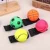 1Pc 6Cm Wrist Strength Training Ball Throwing Returned Balls Wrist Pitching Exercise Sports Portable Wrist Ball Throwing Trainer