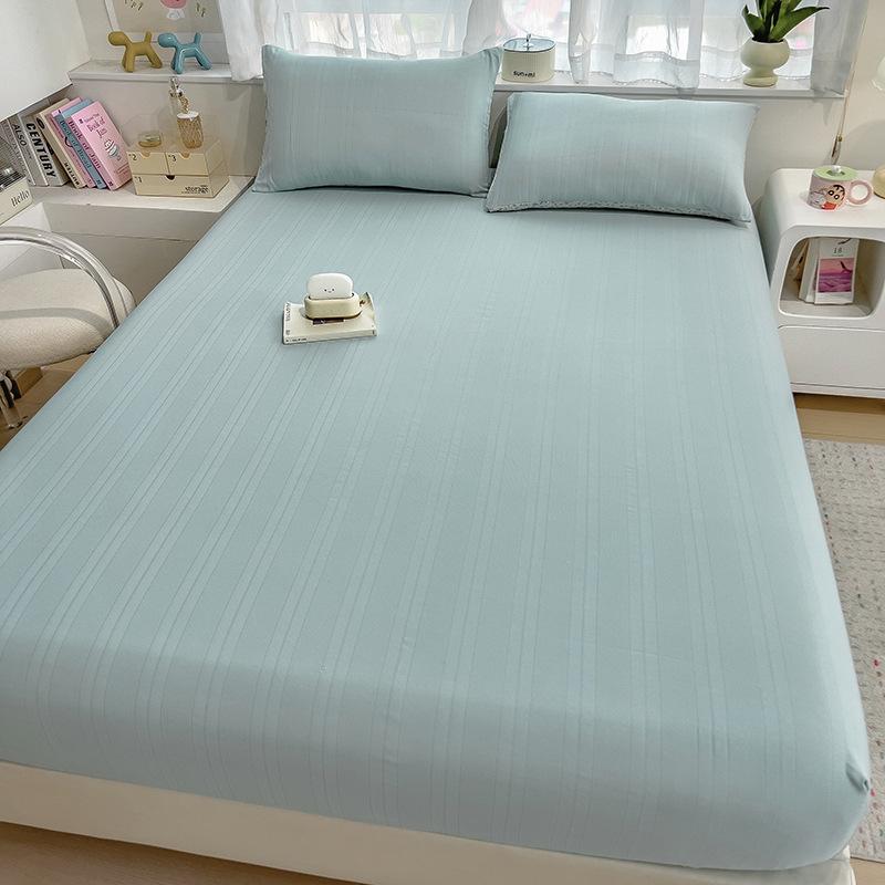 New Double-layer Gauze Bed Sheet Cover Single Piece Single Dormitory Mattress Protector All-inclusive Non-slip Non-shifting Sheet