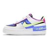 Nike Sneakers da Donna Air Force 1 Low Shadow Bianco Zaffiro Giallo Fluorescente CJ1641-100