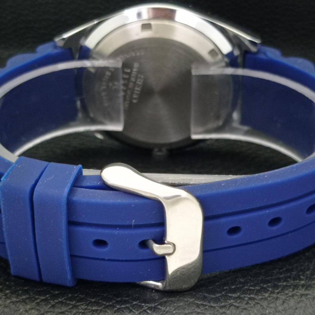 YENİLENMİŞ VINTAGE SEIKO 5 OTOMATİK JAPON ERKEK MAVİ KADRAN SAAT a434690-2