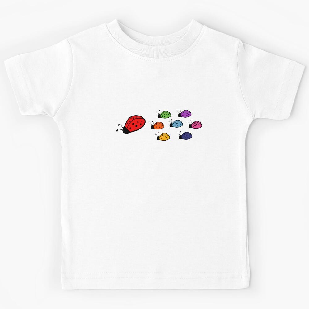 Rainbow Ladybirds Kids T-Shirt 160