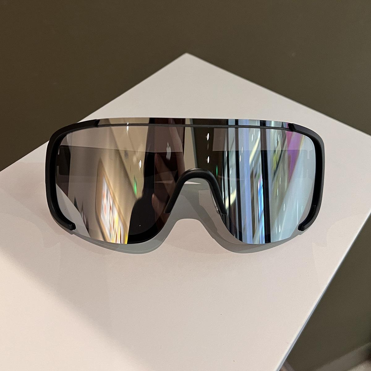 

Винтажные матово-черные Mercury с увеличенной оправой для езды на открытом воздухе, альпинизма, катания на лыжах, ветрозащитные очки для защиты глаз, утягивающие солнцезащитные очки