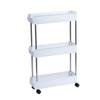 Versatile Rolling Storage Cart Practical Mobile Serving Trolley Functional Kitchen Storage Rack Kitchen Shelf