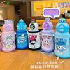 Kids Insulated Stainless Steel Water Bottle With Straw Lid 500ml Cartoon Design School Children