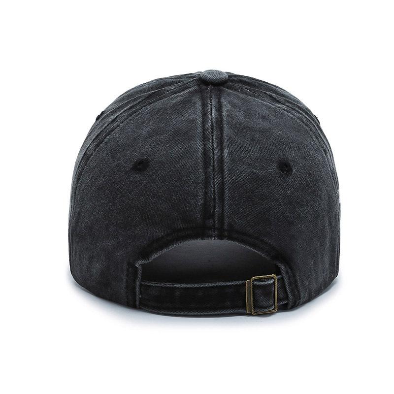 Versatile Outdoor Sports Sun Hat - Washed Letter Embroidery Baseball Cap For Sun Protection And Shade
