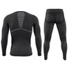 Set Base Layer Senza Cuciture ESDY per Outdoor, Yoga, Sci e Fitness (Modello A204)