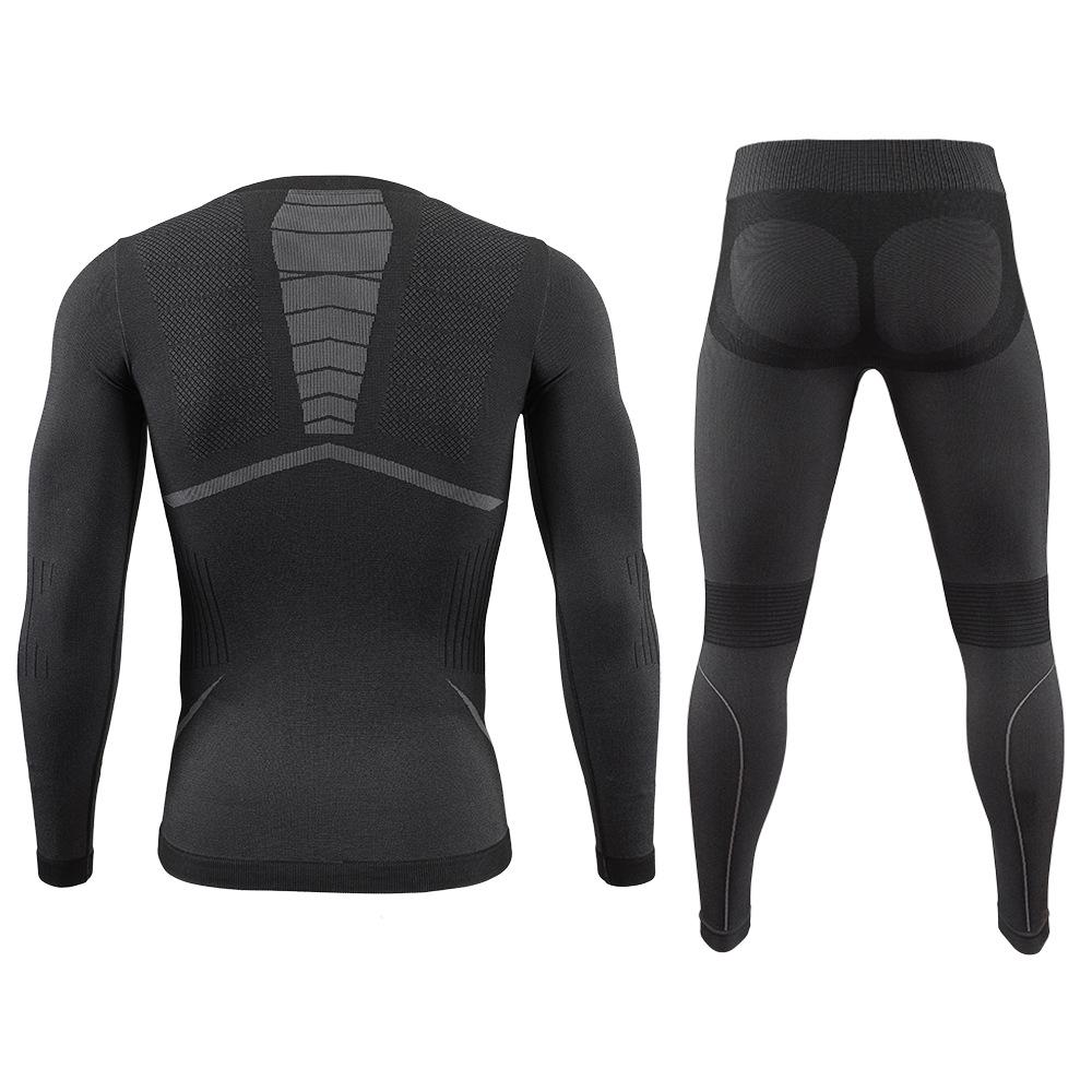 Set Base Layer Senza Cuciture ESDY per Outdoor, Yoga, Sci e Fitness (Modello A204)