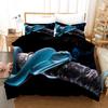 Nightmare Before Christmas  Duvet Cover with Pillow Cover Bed Sets Jack and Sally 3D Skull Christmas Bedding Set Bedroom Decor