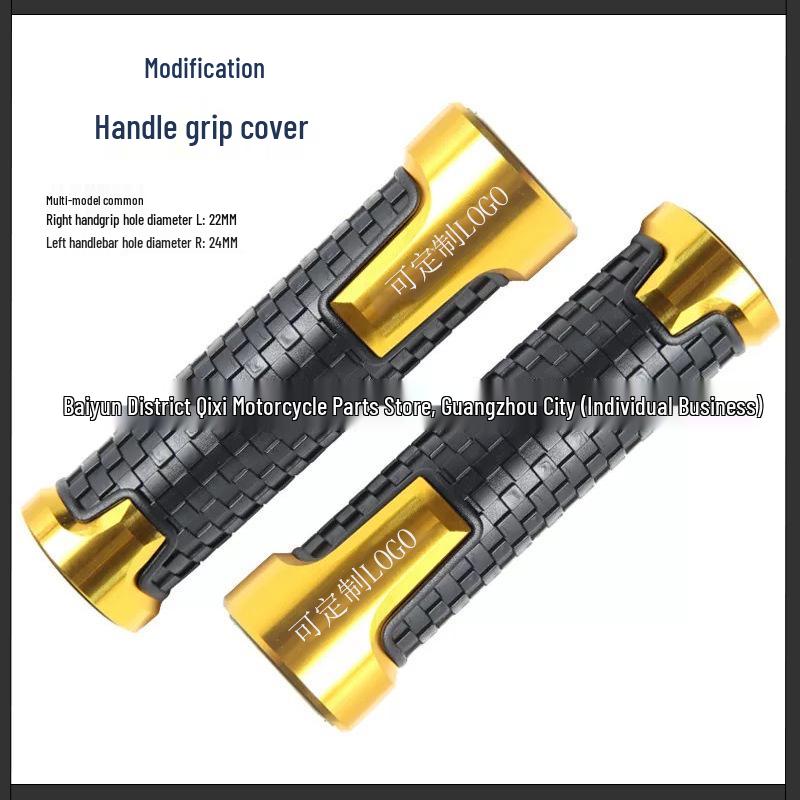Modifizierte Gummi-Lenkergriffe & Gasgriff-Endkappen für Suzuki GSXR150