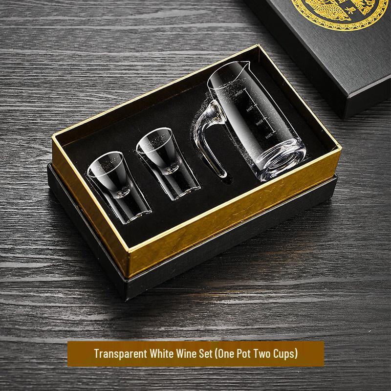 Jun Seventeen HX Light Luxury Baijiu Glass Dispenser & Shot Glass Gift Set