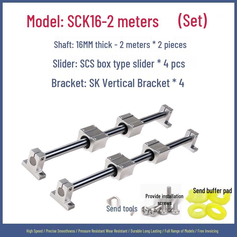 Linear Guide Sliding Table Saw Rail Set for Woodworking