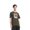 Puma Box Logo Camo Tee Casual Camouflage Print Round Neck Pullover Short Sleeve Drop Shoulder T-Shirt Men Tops Dark-Green 683438-70