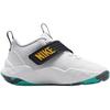 Nike Team Hustle D 12 Comfortable Versatile Low-Top Basketball Shoes Kids sneakers Black White Green HF6280-105
