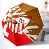 Printed Seville logo Folding Umbrella,Outdoor,Leisure,And Travel Umbrella,Durable Umbrella Fabric,Birthday And Holiday Gift