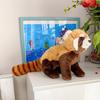Cute Lifelike Raccoon Red Panda Plush Soft Stuffed Big Tail Animal Doll Cute Creative Plushie Children Toys Christmas Gift