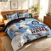 Custom Ssc Bedding Quilt Set Quilt Cover Pillowcase Home Decoration Birthday Gift (1 * Duvet Cover + 2 * Pillowcase, Without Core)