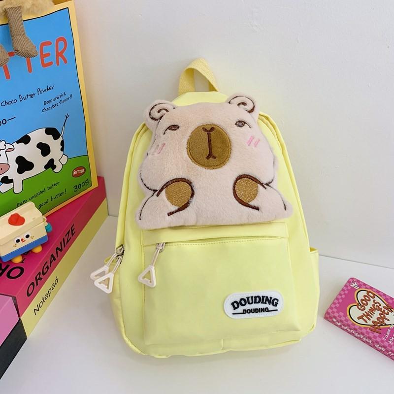 Kuromi Hello Kitty Melody Cinnamoroll Plush Toy Kids Backpack With Breathable Nylon For Kindergarten Children