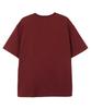 SHIRTER Nothing Will Works Oversized Short Sleeve T-Shirt (Ss026) Burgundy