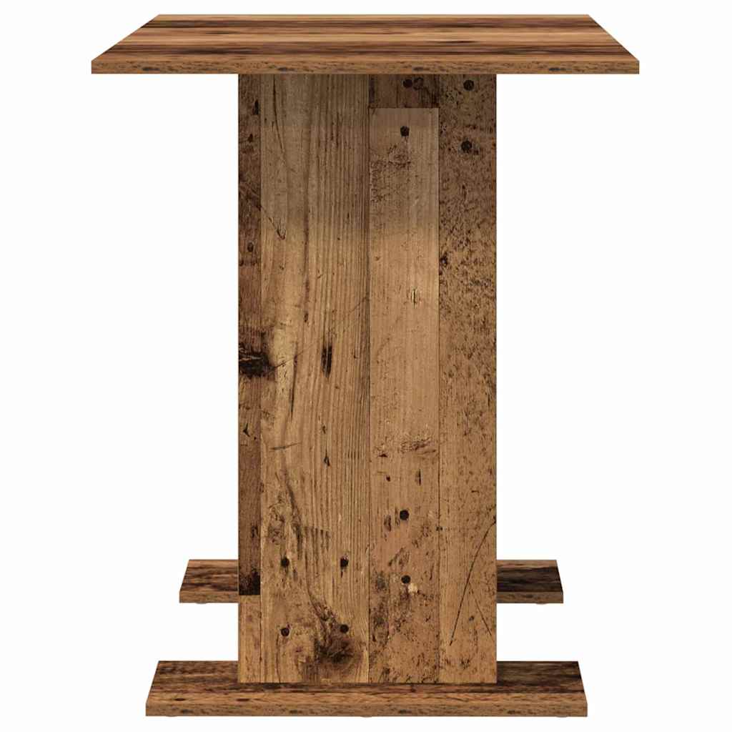 Dining Table Reclaimed Wood Look 110 x 60 x 75 cm Wood Based Material