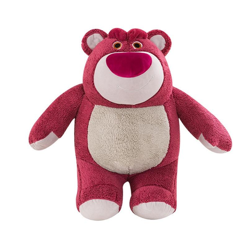 Cute Strawberry Bear Plush Toy Soft Stuffed Animal Doll For Kids/girls