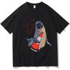 Neil The Seal Printing Tshirt Unisex Unisex Casual Loose O Neck Tee Comfortable Cotton Loose Casual Clothing Aesthetic Short Sleeve
