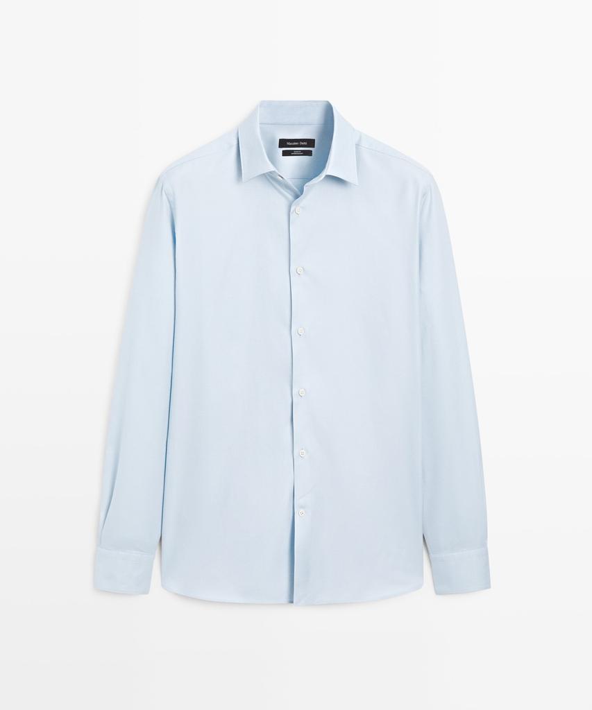 Masimodutti 100% Cotton Slim Fit Oxford Shirt