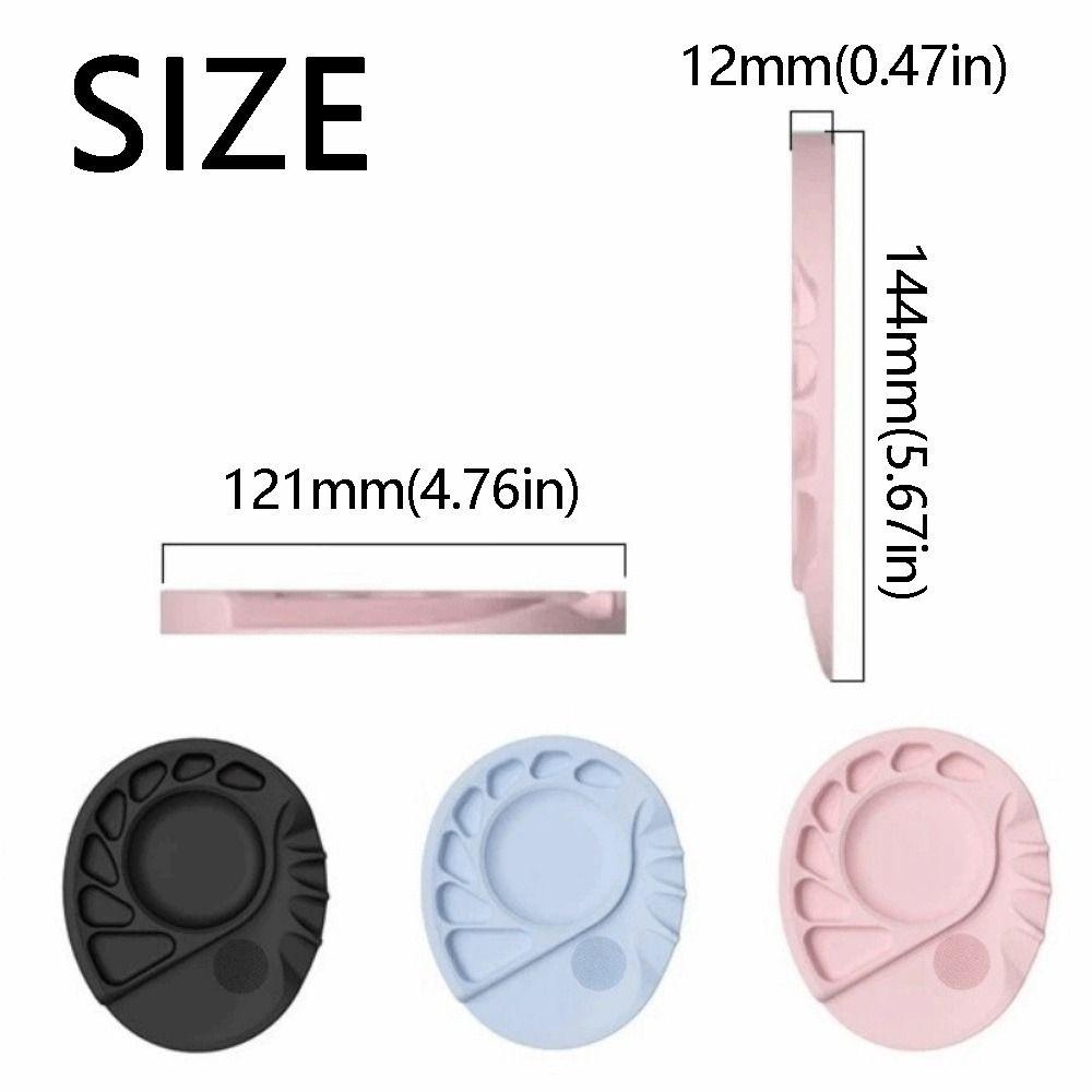Durable Silicone Makeup Mat Reusable Nail Art Gel Pad Easy to Clean Foundation Palette  Office Use