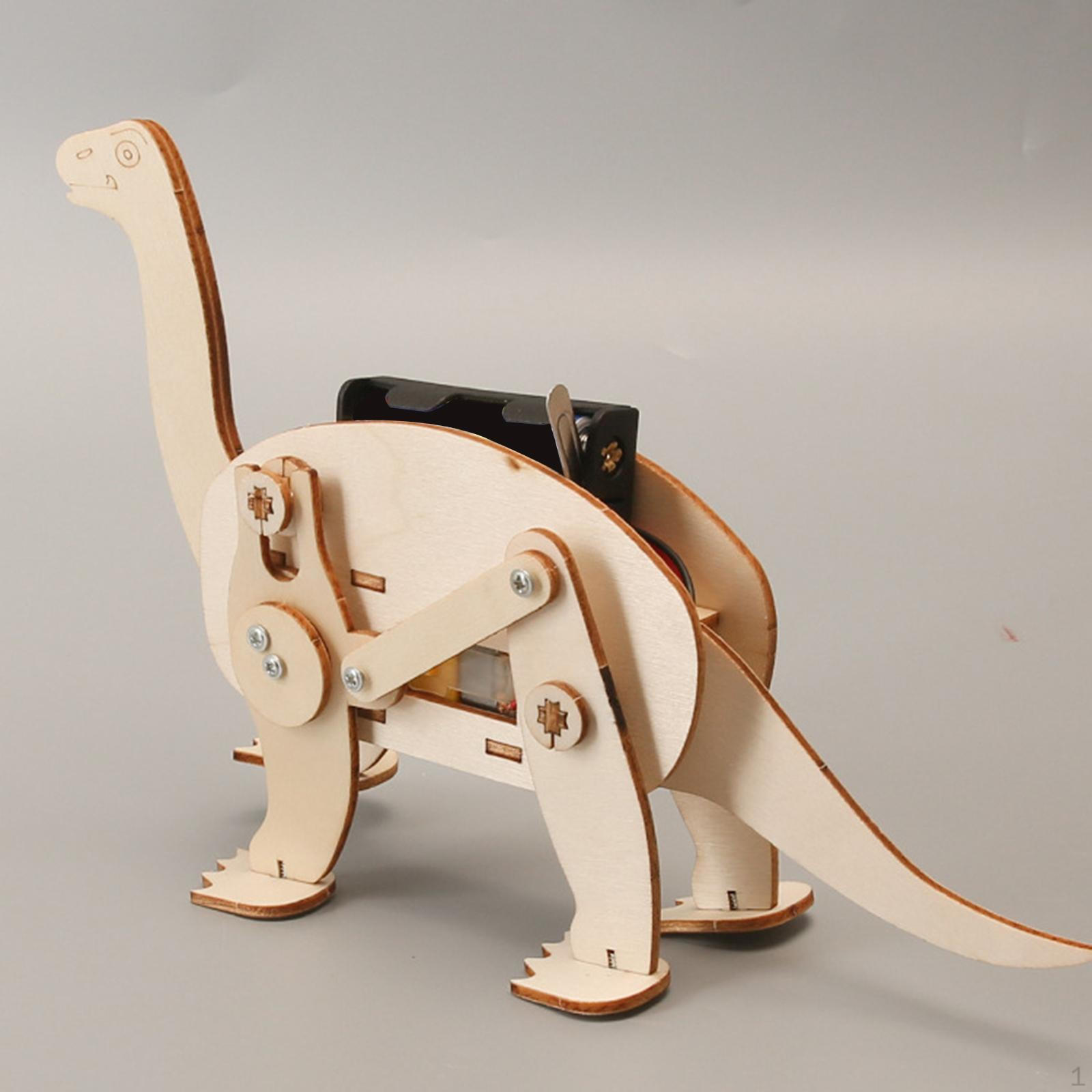 

Dinosaur Building Kit Puzzle Model DIY Projects Educational Wood Toy Science