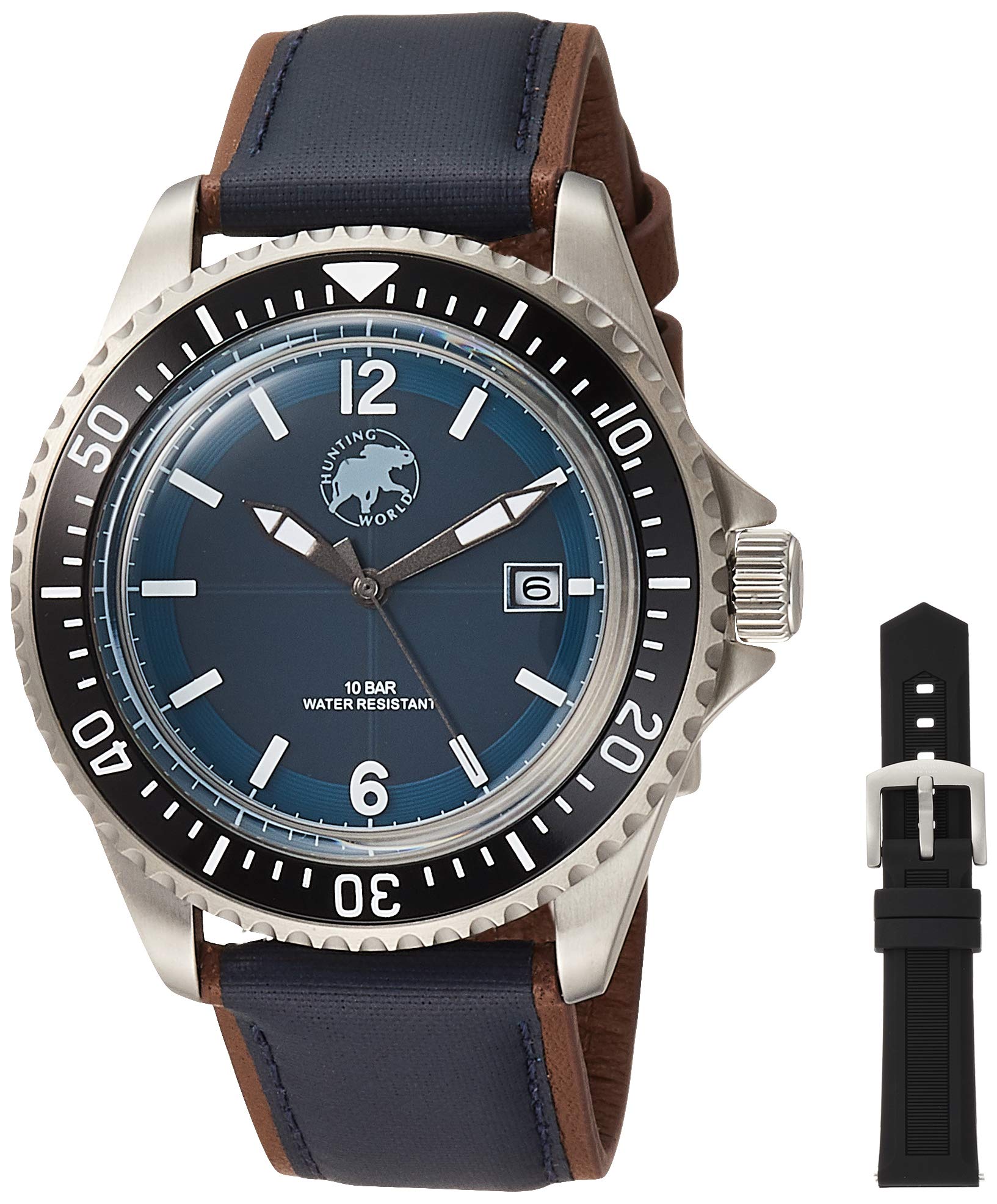 

Watch HW506BLBL Blue [Hunting World] Diver s Men s Темно-синій