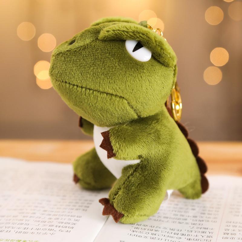 Chaveiro de Pelúcia de Dinossauro Adorável Animal de Pelúcia T-rex Fofo Pingente para Mochila Venda por Atacado
