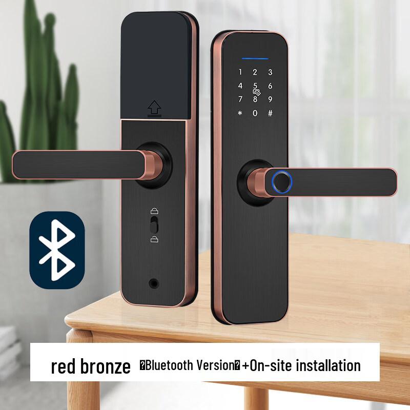 Smart Fingerprint Wooden Door Lock