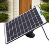 5W Solar Panel Fit for   Pro 5S Surveillance Camera Monocrystalline Silicon Solar  r with 3 Pin Interface for Security Camera Doorbell