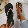 Fashion Women Summer New Fashion Bohemian Slippers Flip Flop Platform Wedge Sandals Beach Simple Leisure Women Shoes Home Slides Women