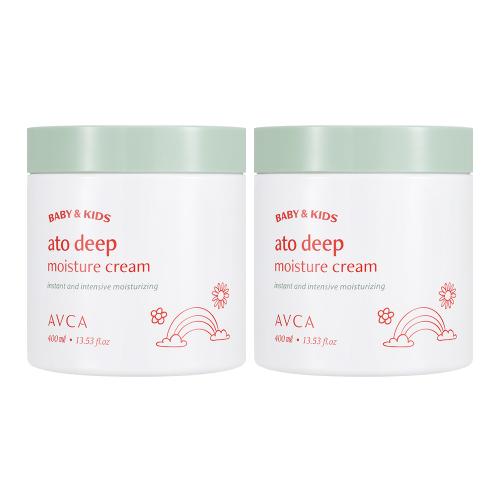 ABKA Baby & Kids Ato High Moisturizing Cream 400ml (2-Pack) NONE