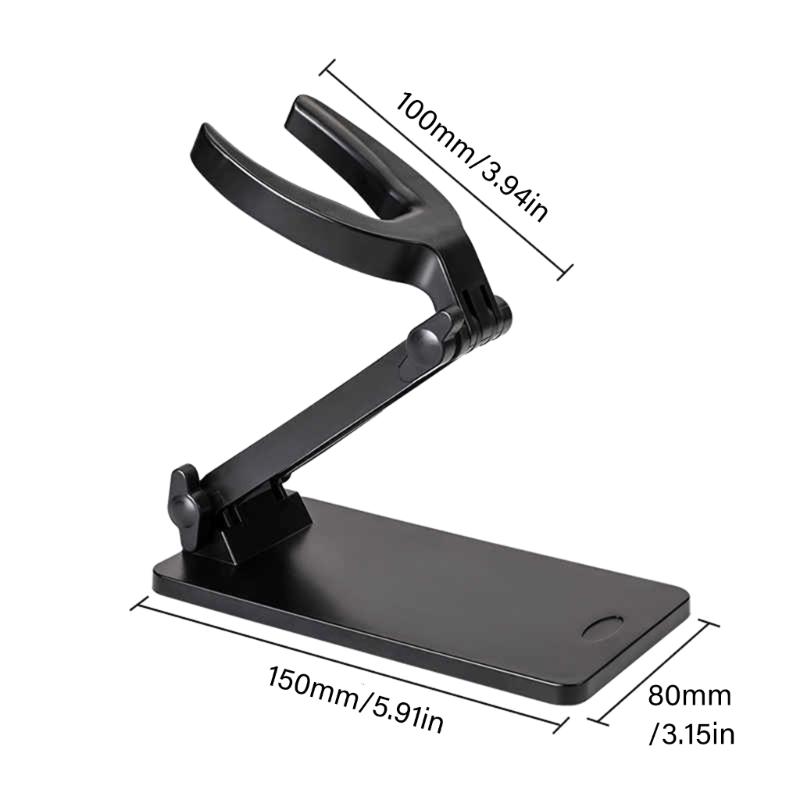 Foldable Universal Barcodes Readers Holder Adjustable Angle Plastic Design For Schools Supermarkets Offices