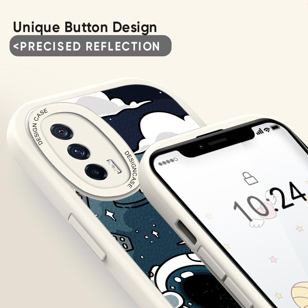 PU Deri Sevimli Kapak iPhone 14 13 12 Pro Max Samsung Galaxy S23 Ultra S20 FE M32 A13 A20S Redmi Not 10 Xiaomi Poco F3 Yumuşak TPU Telefon Kılıfı