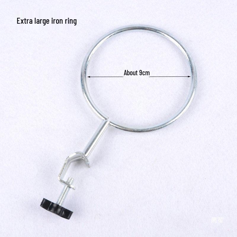 Ensemble de trépied en fer: Anneaux Grands et Petits avec Entonnoir et Accessoires à Base Carrée