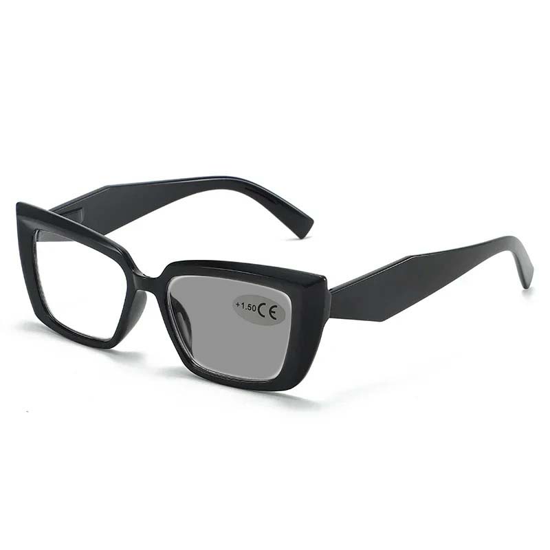 New Elegant Pochromic Reading Glasses Women's Fashion and Versatile Anti Blue Light Presbyopia Sun Glasses Diopter To +4.0