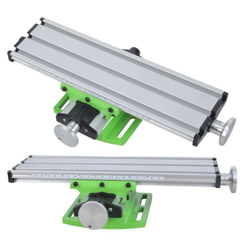 Heavy Duty Mini Crossing Slide Table Work Platform 6300 Series Aluminum Base With Calibrated Scale Industrial Stability