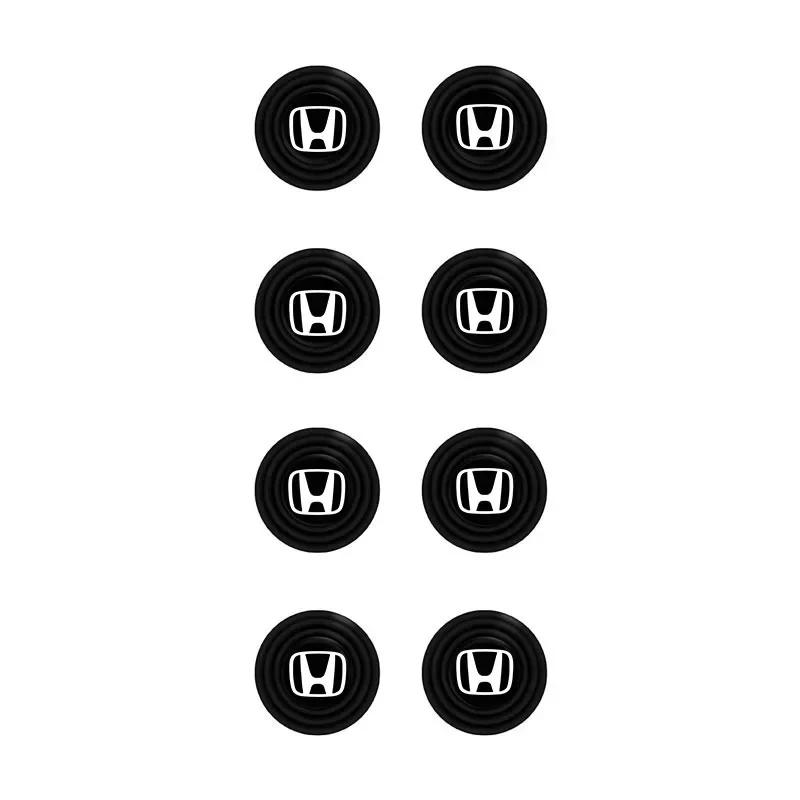 Car Door Pads Shock-Absorbing and Silent Mat Anti-collision Silicone For Honda Fit Civic Accord 7 8 9 10 Pilot City Jazz CRV HRV HQ4