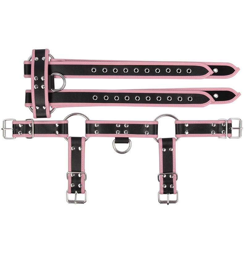 Adjustable Gay Body Bondage Harness Strap Fetish Gay Clothing Chest Faux Leather Harness Belts