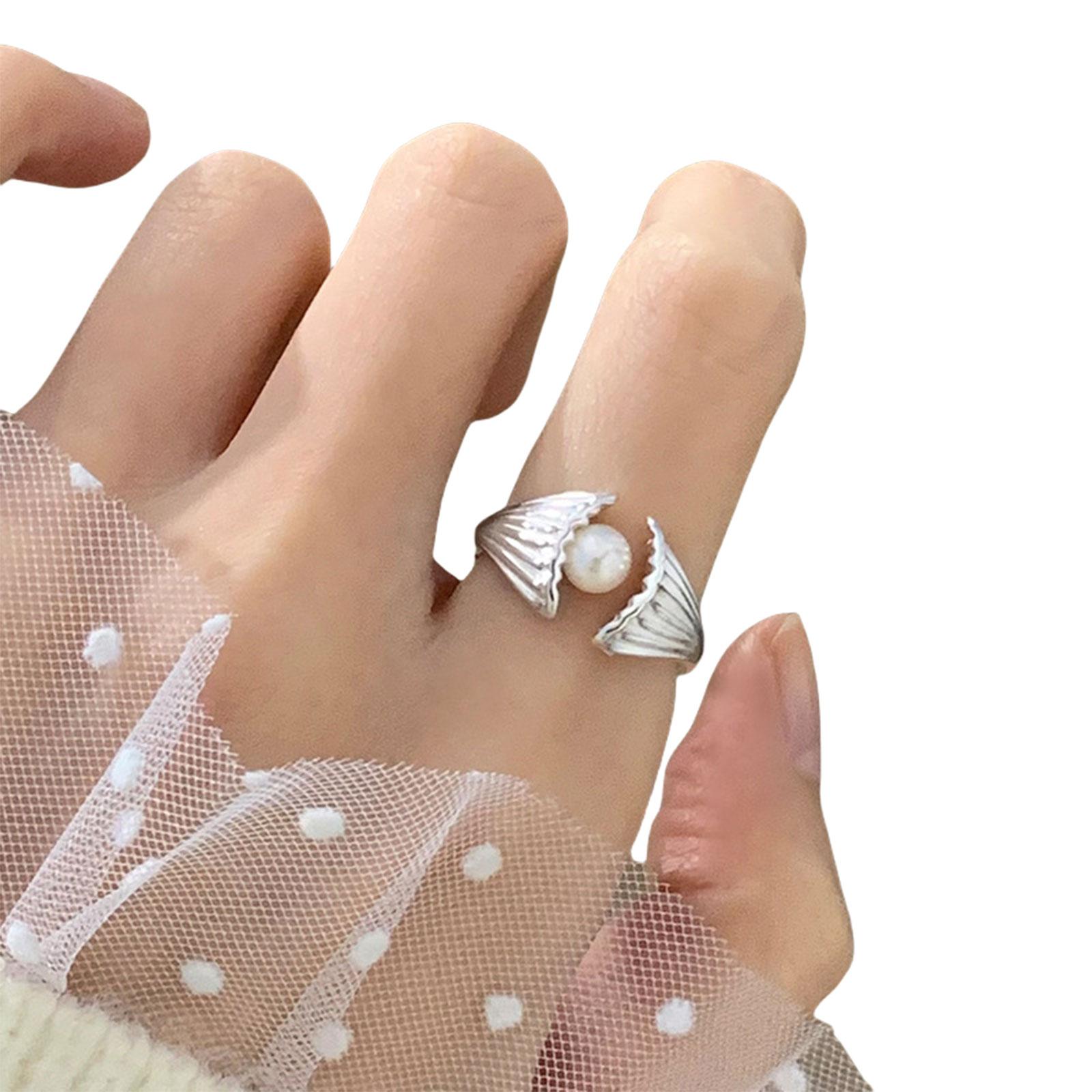 

Vintage Irregular Smooth Opening Rings for Women Adjustable Stackable Finger Ring Jewelry Stylish Geometric Accessory 24