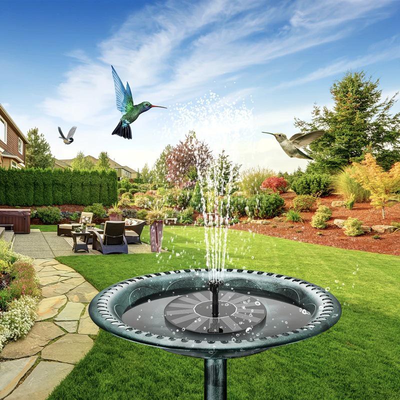 Mini Floating Solar Garden Fountain for Ponds and Courtyards