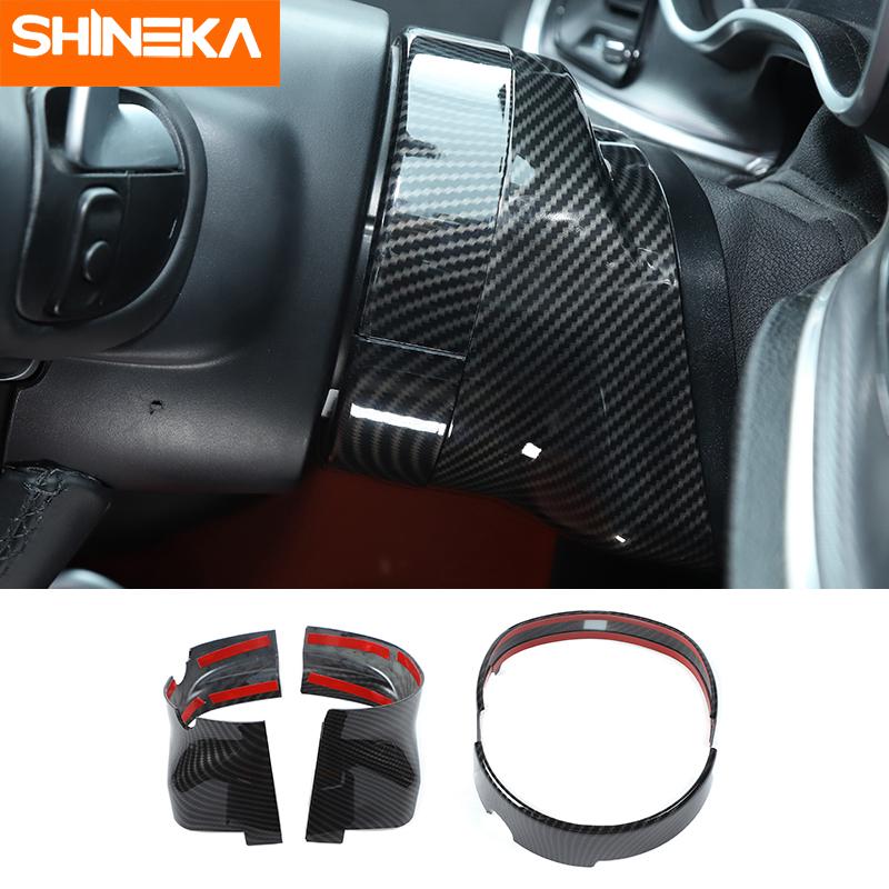 SHINEKA Carbon Fiber Stickers For Jeep Grand Cherokee Car Interior Decoration Cover Accessories For Jeep Grand Cherokee