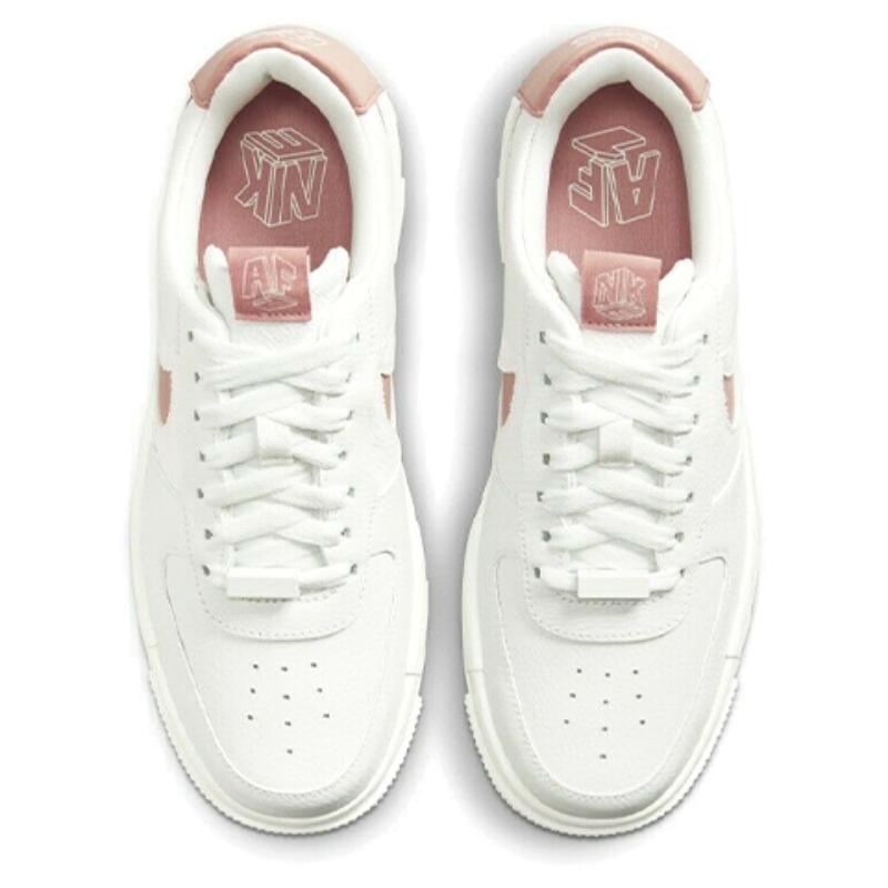 Nike Air Force 1 Low Pixel White Rust Pink Women's Sneakers CK6649-103