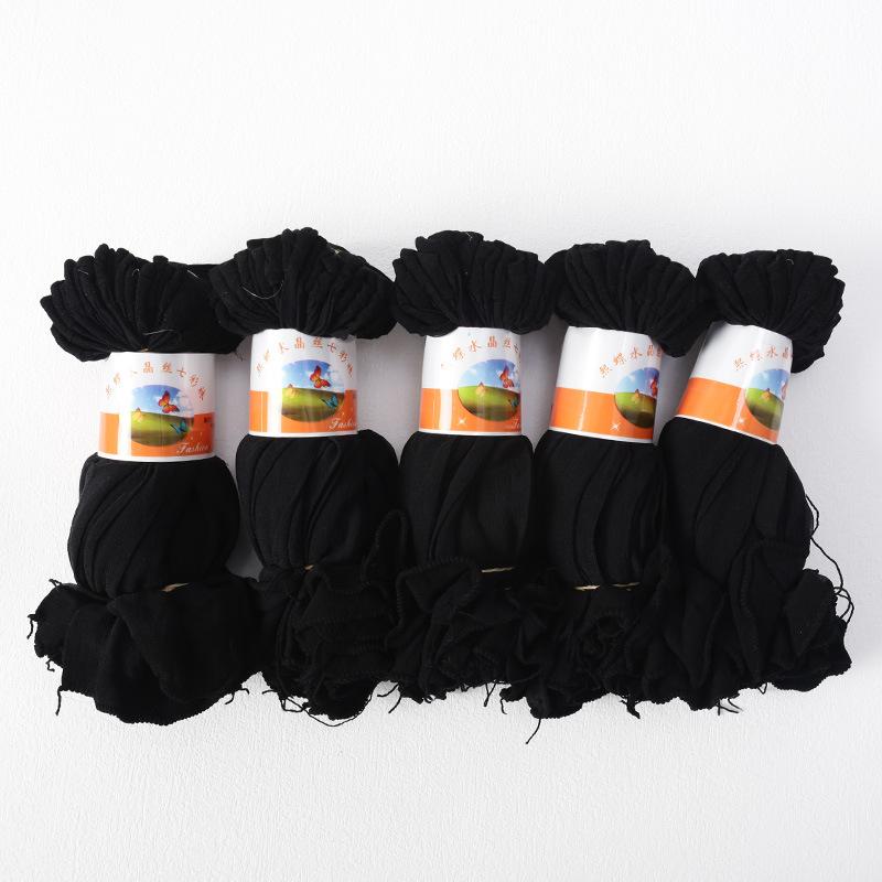 10 Pairs of Women's Summer Ultra Thin Invisible Transparent Crystal Silk Anti Hook Silk Short Socks