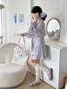 Ballet-Style Over-the-Knee Thin Summer Socks for Women - Solid Color, Calf-Slimming, Double-Needle Scrunch Design