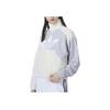 adidas Originals Women's Colorblock Windbreaker Jacket White Grey HC7054