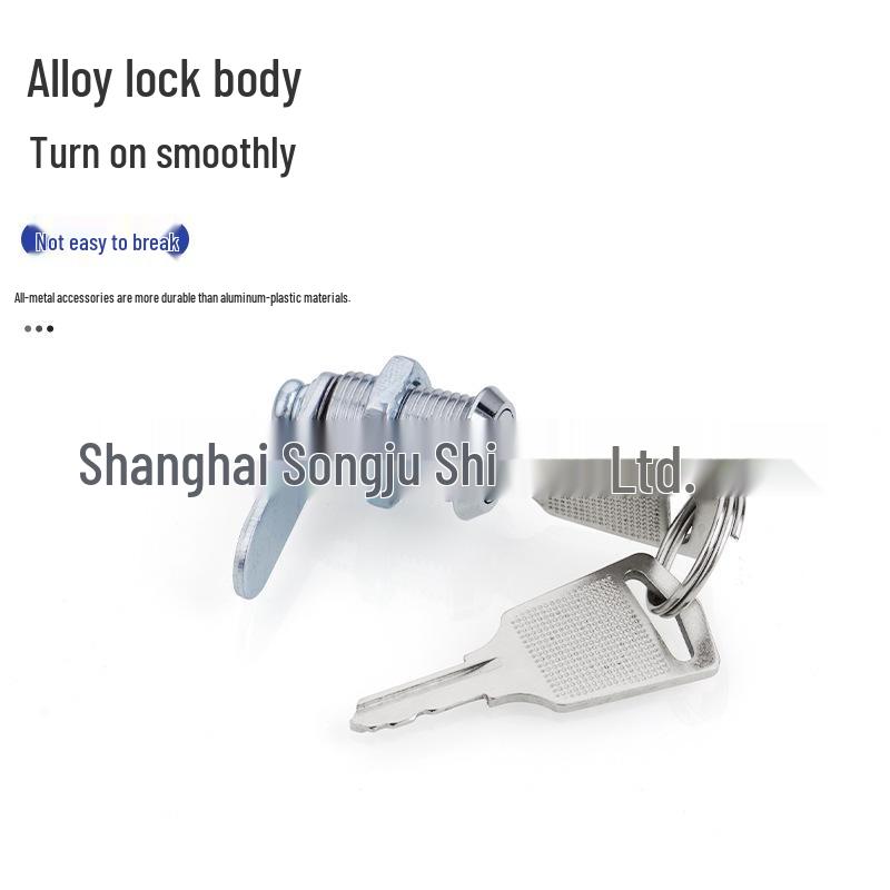 Mini Round 12mm Cam Lock for Jewelry Display, Instrument Cabinet, Light Box, or Miniature Doors