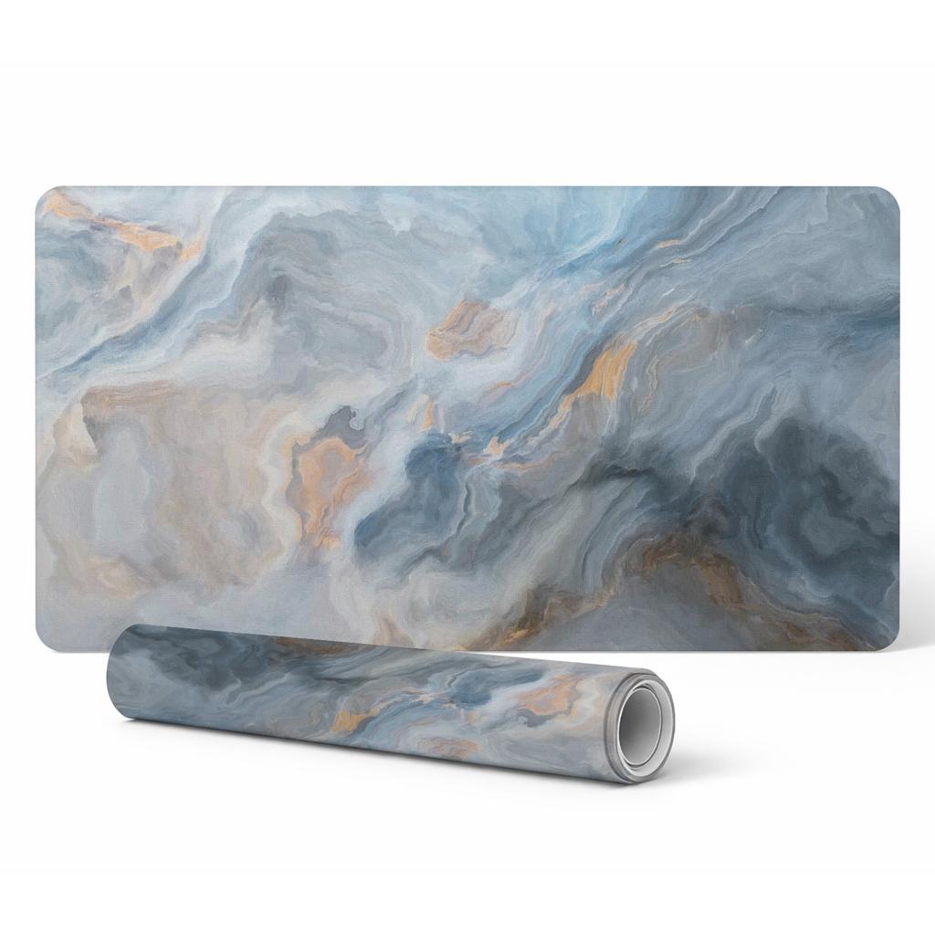 Universal Protective Pad for Tables and Countertops Abstract Waves 100x50 Cm